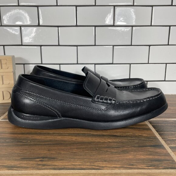 Cole Haan Grand Atlantic Penny Loafer Mens Size 11.5 Shoes Black Leather Slip On main image 12